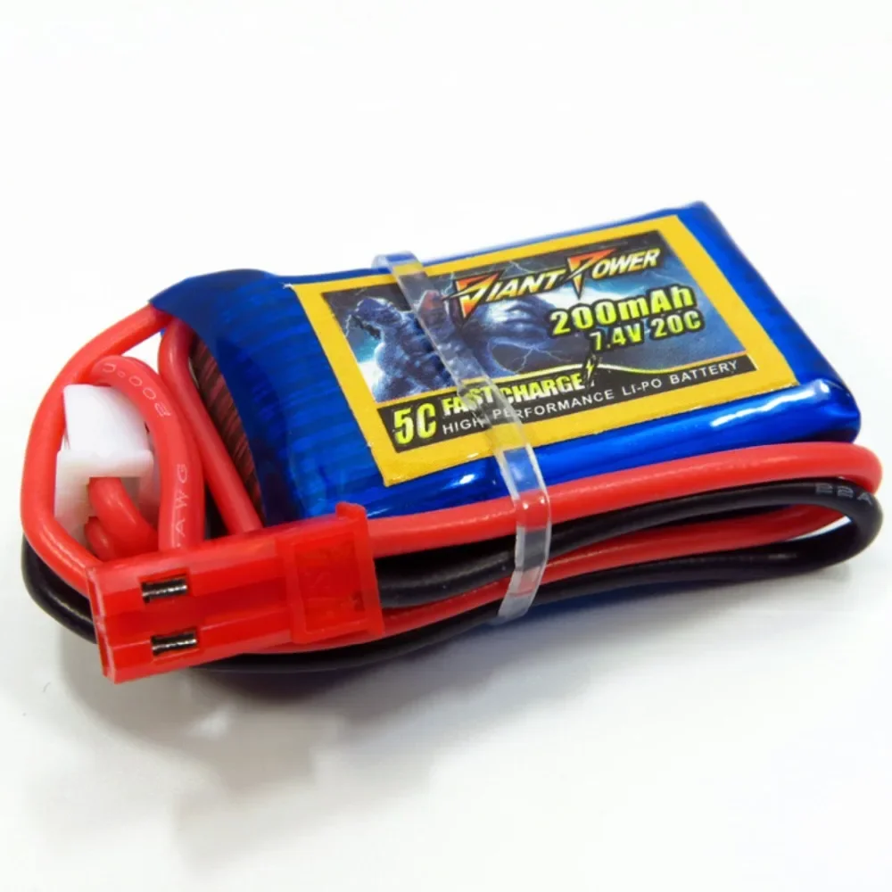 7,4 V 2S 200mAh 20C LiPO аккумулятор для 1/36th Багги автомобиля грузовика Truggy & F3P Lipoly блок питания