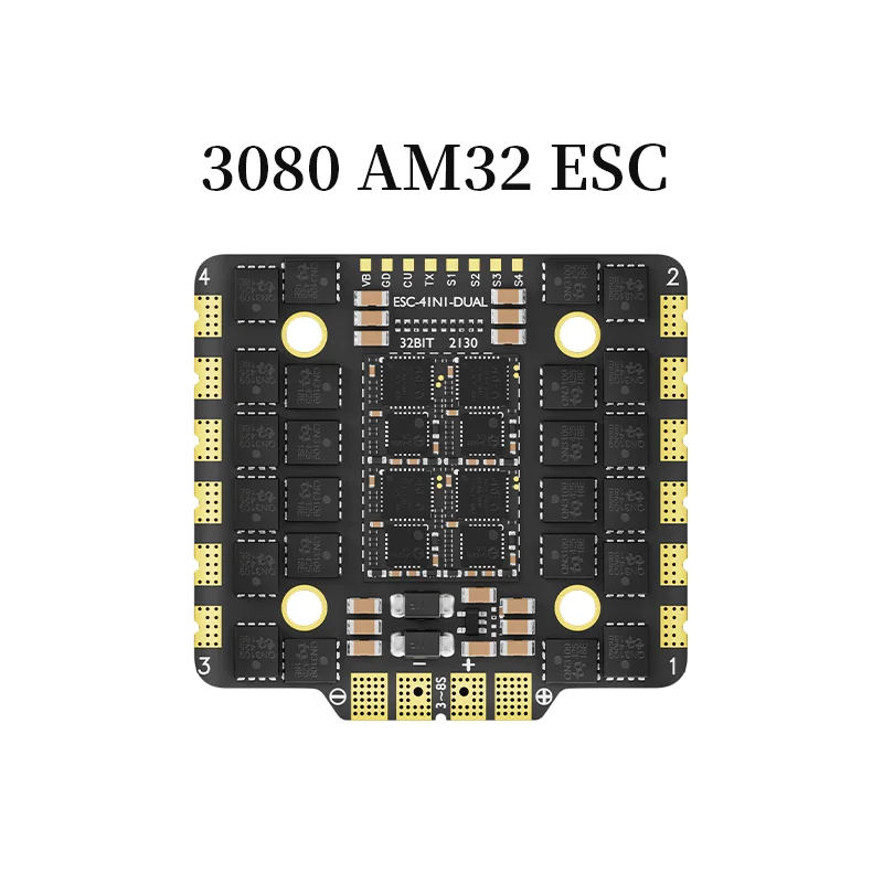 Aocoda-RC 3080AM32 32Bit 80A 4-IN-1 ESC