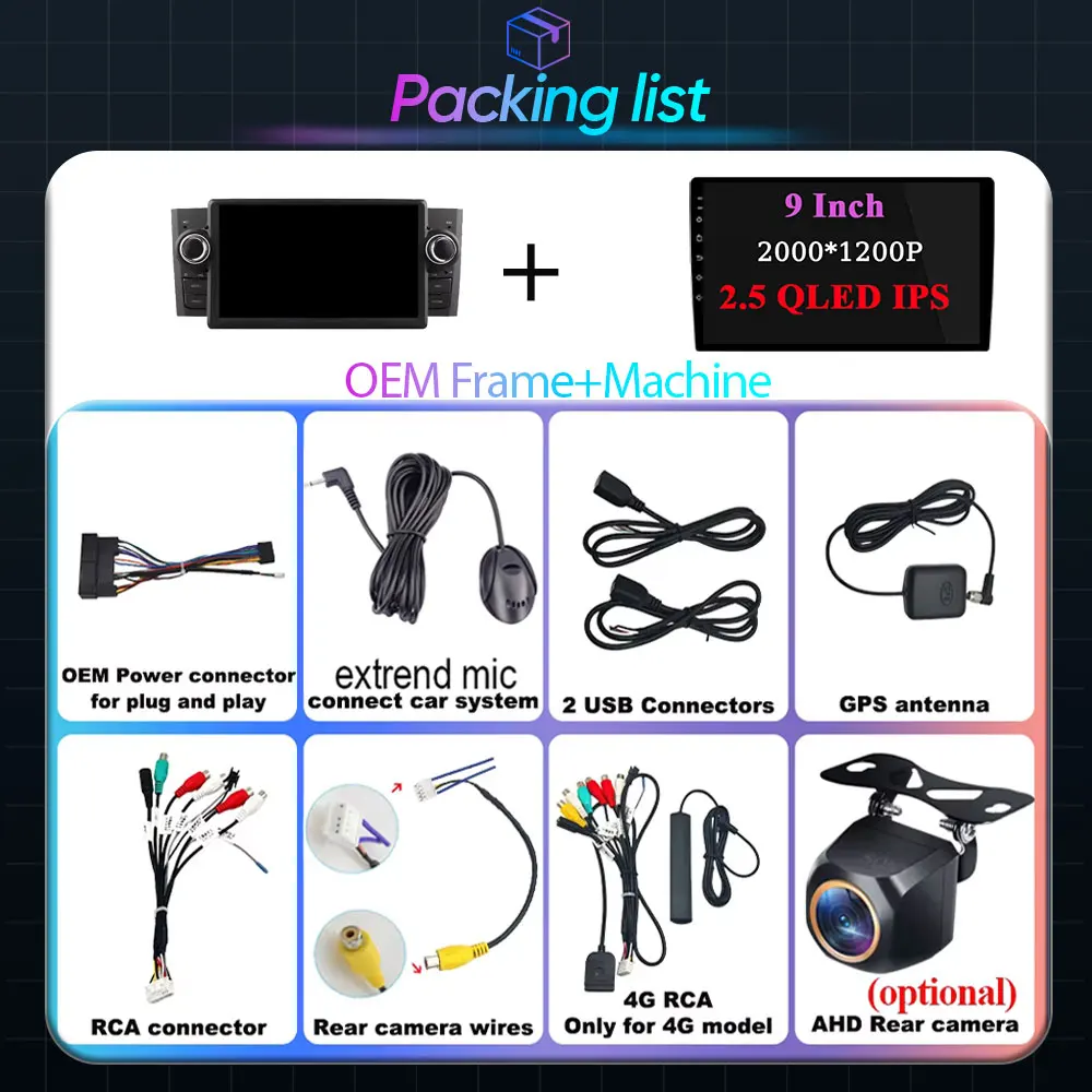 أندرويد 15 فيديو لشركة فيات غراندي بونتو لينيا 2007 - 2012 راديو دي كوتش 8 نوكليوس أوتوماتيف الوسائط المتعددة الفقرة كوتش 2din