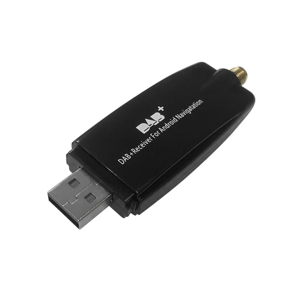 Car DAB+ Digital Radio Box USB Interface Car DAB+ Box Portable Car Radio Antenna Receiver for Android 5.1 and Above Car Radio