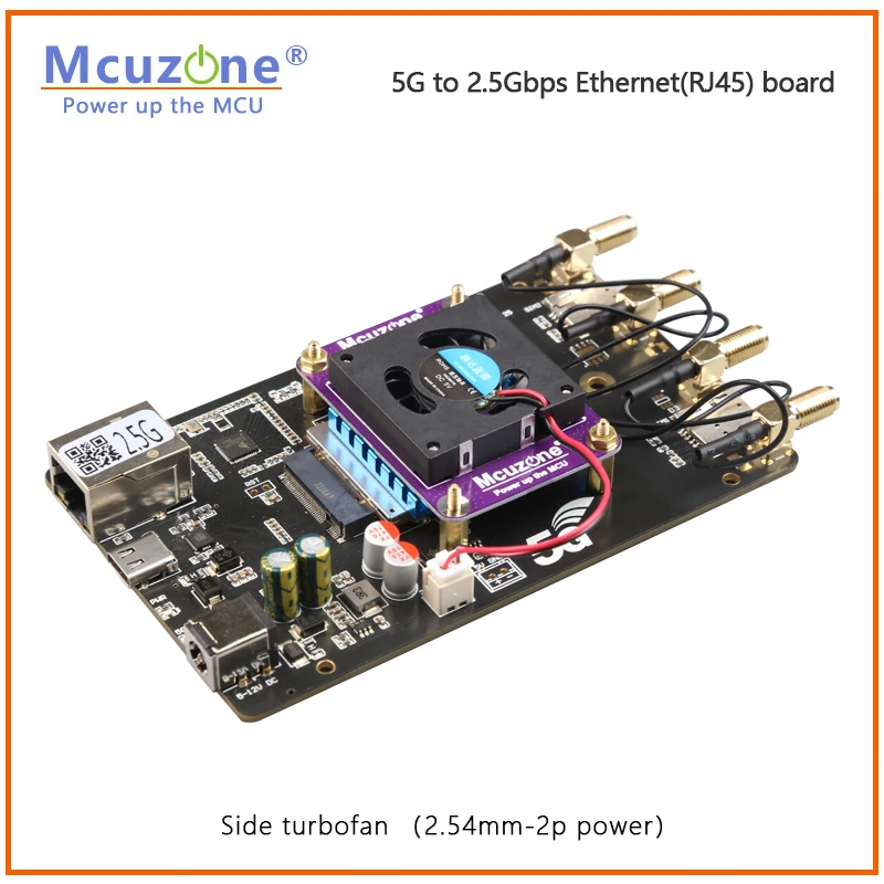 Imagem -04 - Placa Ethernet Modelo: Mr5210 5g a 2.5gbps Usb3.0-c Entrada Dc5.5 Rm520n-gl Rm510q-glrm521f-gl Rm500qrtl8125 Novo