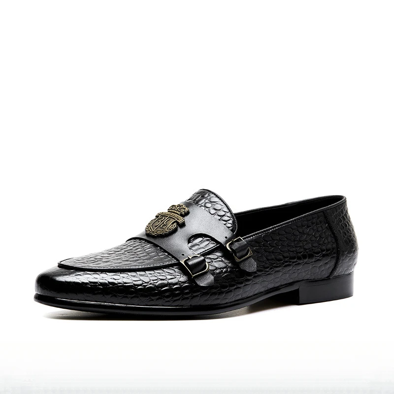 

Men'S Cowhide Natural Leather Casual Shoes Comfortable Classic Moccasins Men Luxury Footwear On Sale