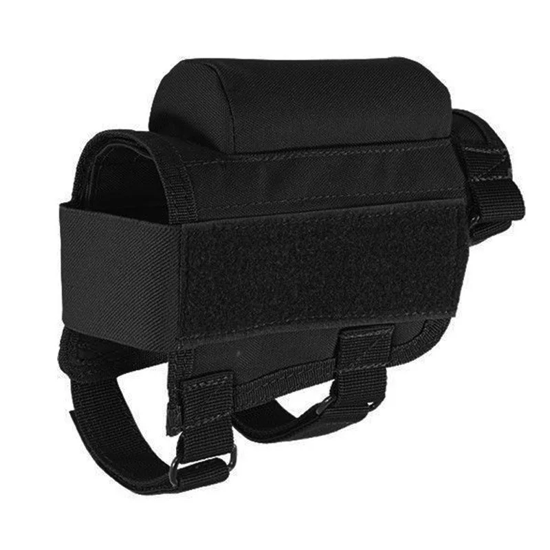 Rifle Stock Butt Bag Tactical Pouches Multifunctional Magazine Pouch for Ammo Storage Reload Suppressor Shotgun Shell Holder