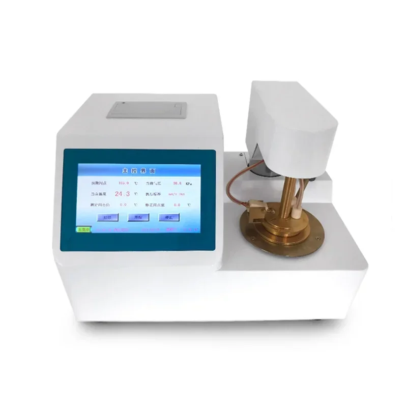 Electronic Digital Flash Point Tester for Accurate Measurement of Open Closed Values in Petroleum Products Machine Equipment Use