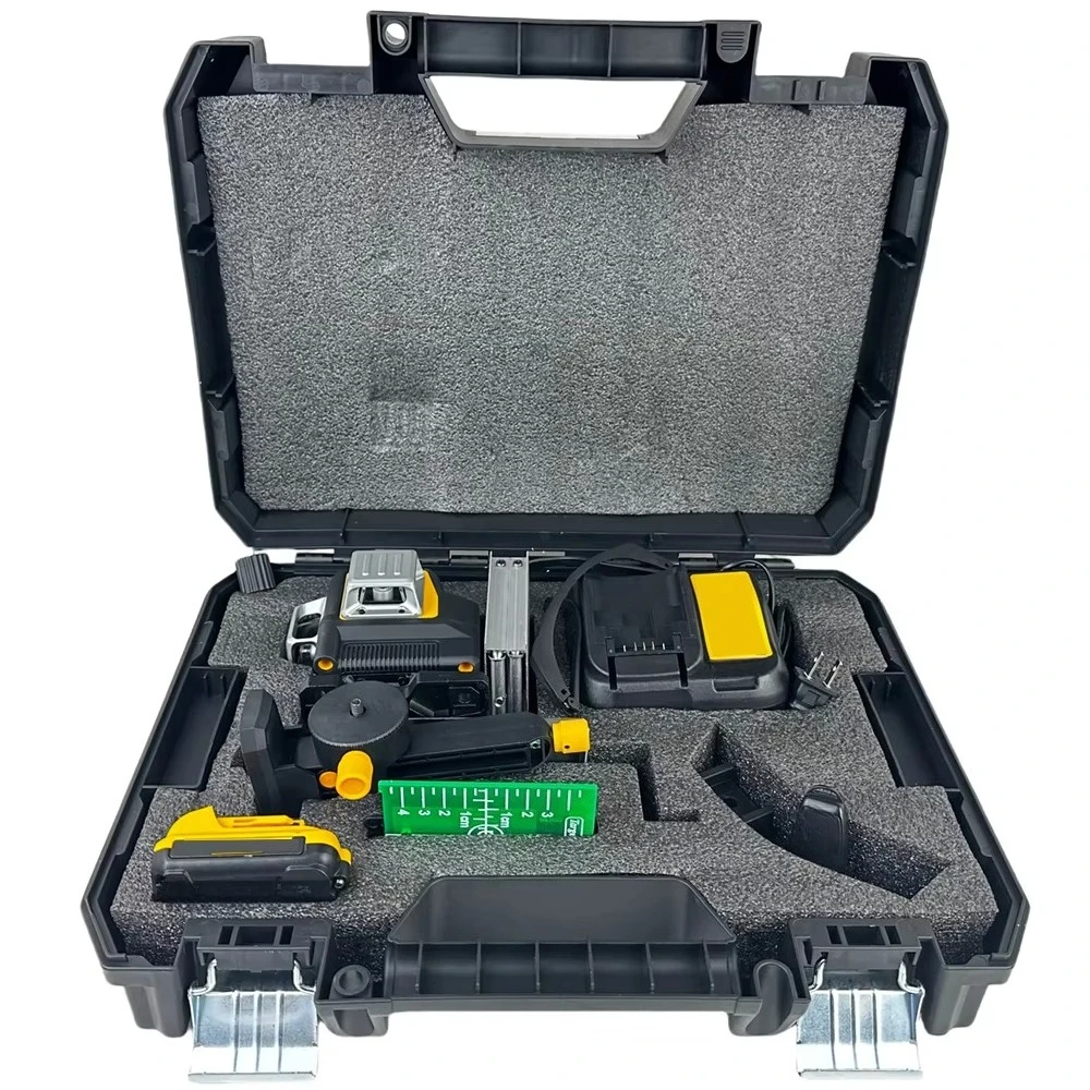 High-precision Automatic Leveling Cross Line Laser Level 12V Industrial Outdoor Power Tools High-quality 16 Lines Laser Level