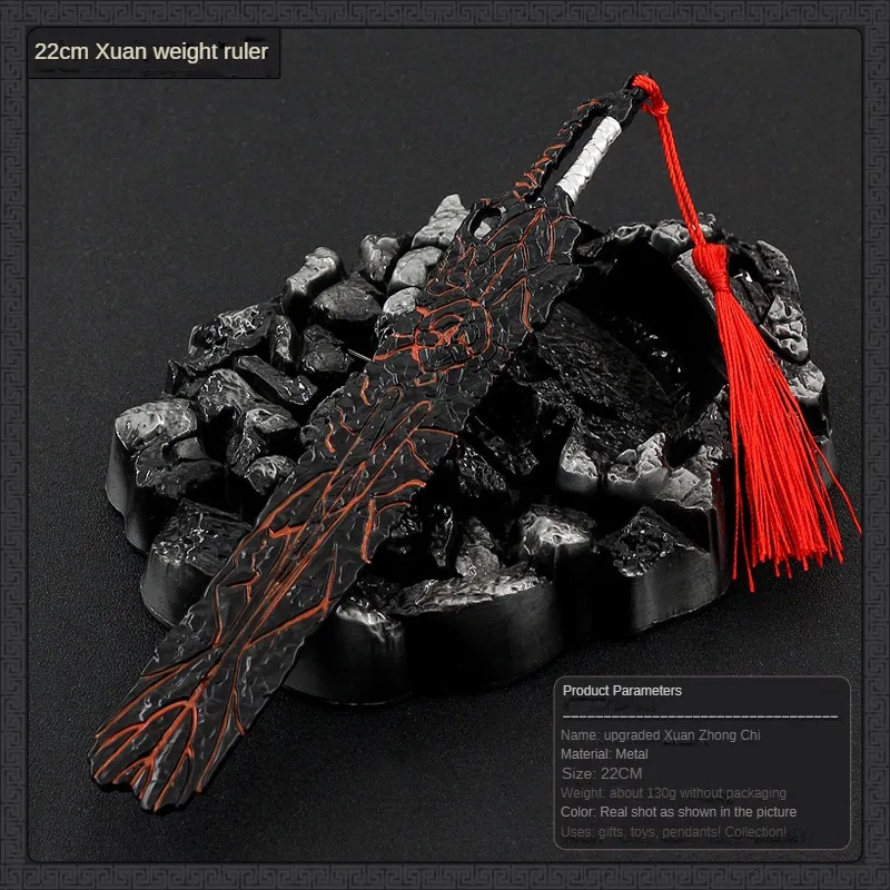 

Dou Po Anime Surrounding a 22cm Three Year Appointment with Xiao Yanxuan's Heavy Foot Weapon, Zinc Alloy Craft Toy Model