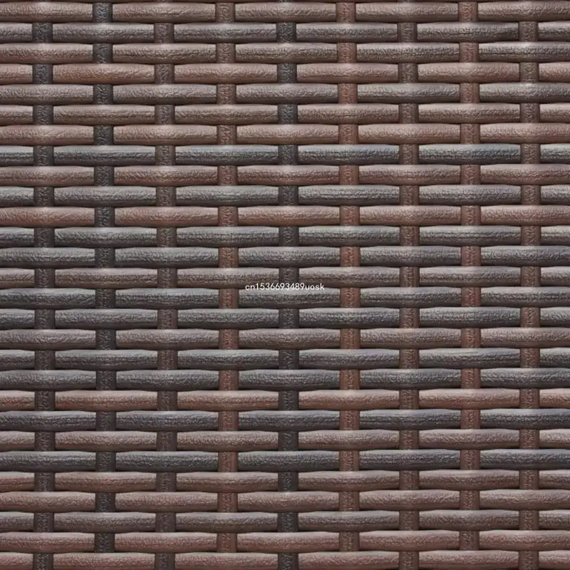 Flat Wicker Repair Synthetic Embossing Rattan Material for Rattan Furniture