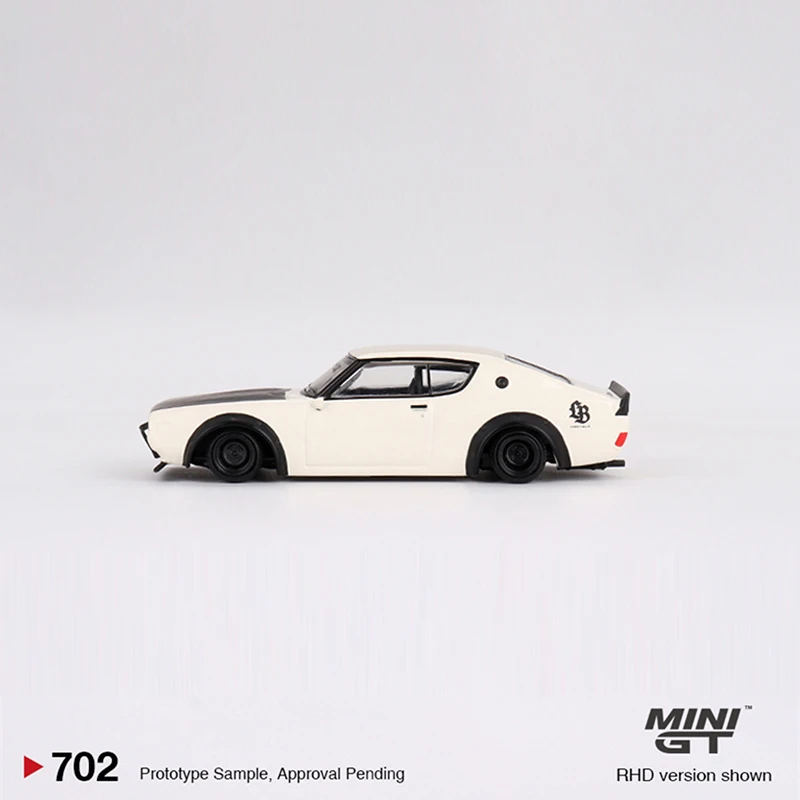 MINIGT 1:64 Model Car  Skyline Kenmeri Liberty Walk Alloy Vehicle #702