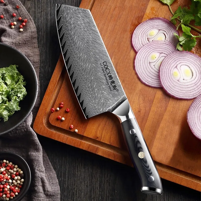 

Damascus Cleaver Knife, Meat Cleaver, Butcher Knife for Meat Cutting 7.5" Handmade Full Tang Cleaver for Meat Vegetables Cutting