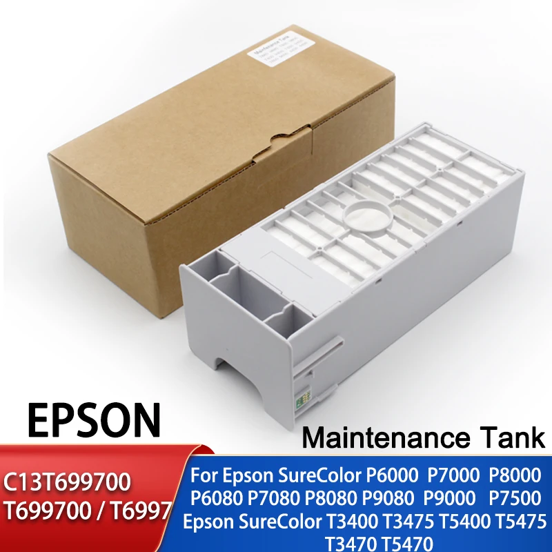 

Резервуар для отходов чернил T699700 T6997 для Epson SureColor T3400 T5400 T3470 T5470 P6000 P6080 P7000 P8000 P9000