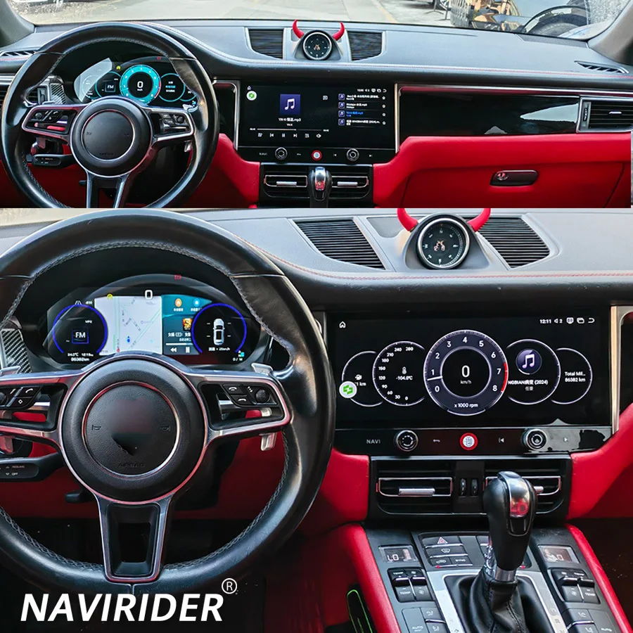 

For Porsche Macan 2011-2025 12.3" Android CarPlay GPS Navigation Car Radio Car Multimedia Player Dashboard Instrument Diesel