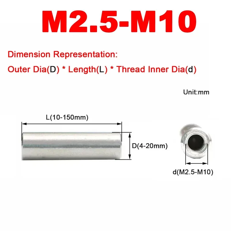 

Flat Head Internal Thread Cylindrical Pin 304 Stainless Steel For M6 M8 M10