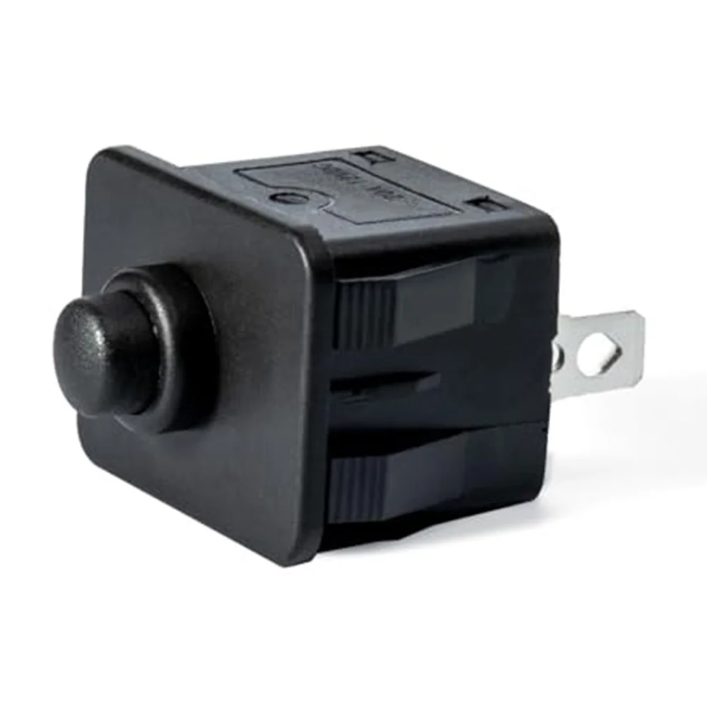 2 Pack Plunger Type Foot Pedal Switch For 6V 12V 24V Ride-On Cars, 2-Pin Throttle Accelerator Replacement Part Black