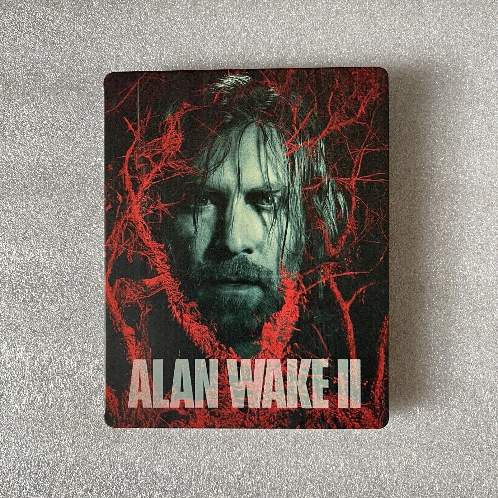 Alan Wake II Custom Made Steelbook Case Only PS4/PS5/Xbox (Keine Game Disc) Neu