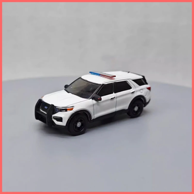 GreenLight Maßstab 1:64 2020 Ford Explorer Polizei-Legierungsautomodell für Erwachsene, klassische Sammlung, Ausstellung, Geschenk, Souvenir, Jungenspielzeug