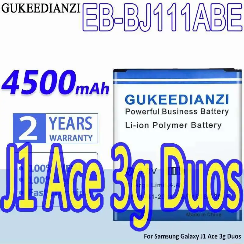 

Durable For Samsung Galaxy J1 Ace 3g Duos EB-BJ111ABE 4500mAh Mobile Phone Battery