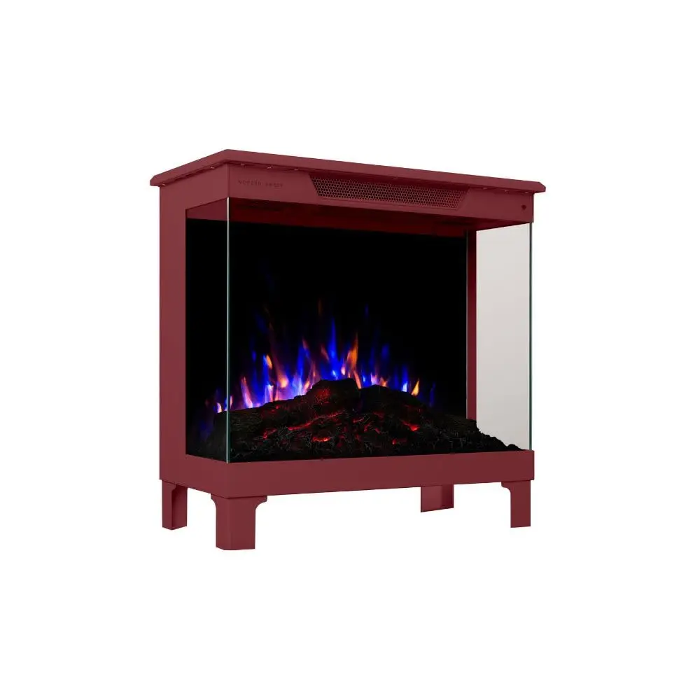 

Skyline Smart Digital 3-Sided Electric Fireplace Stove Heater | LED Multiple Flame Colors | Alexa/WiFi Enabled |, Customized