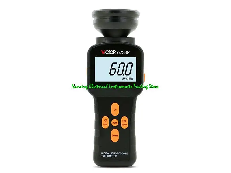 VICTOR VC6237P/VC6238P Digital Stroboscope With Large LCD Backlight Digital Tachometer Adjust Objects Of High Speed And Moving