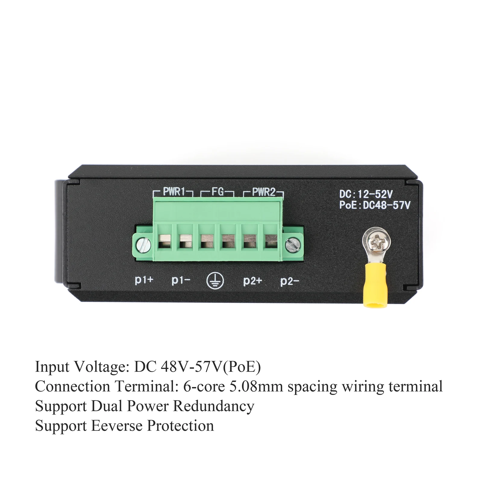 Industrial Gigabit SFP  Transceiver 1 SFP to 4 POE 10/100/1000M Fiber Optic Switch 550M/2KM/3KM Modules For Industrial Network
