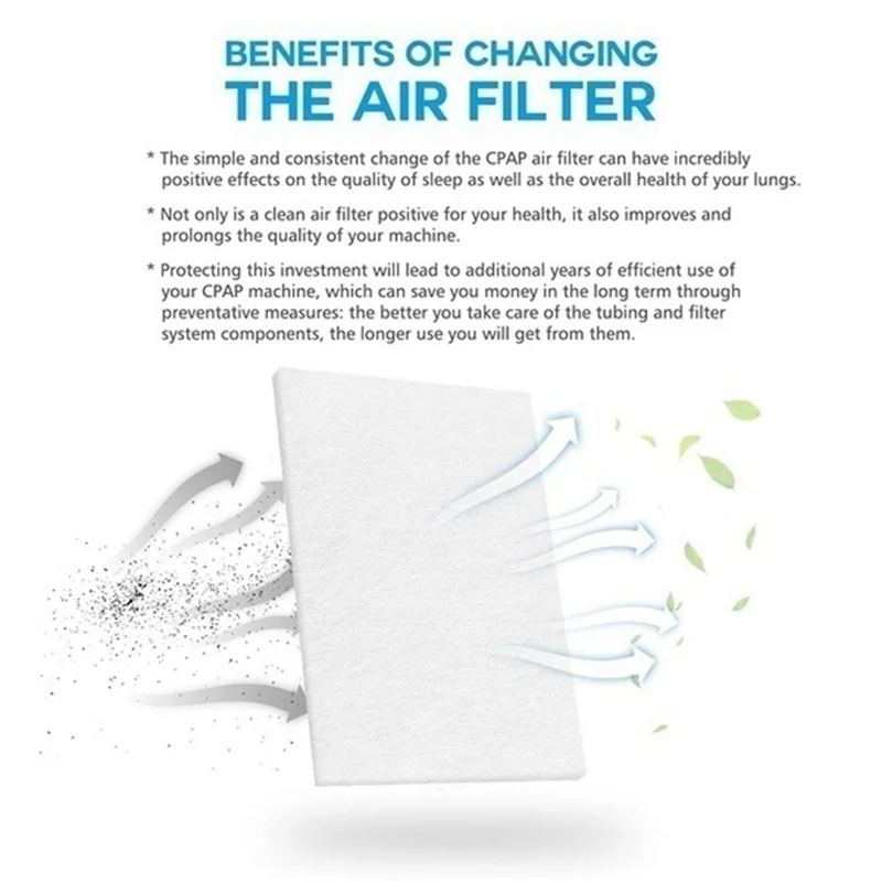 

CJSD-600Pcs S9/S10 CPAP Disposable Universal Replacement Filters For Resmed Airsense