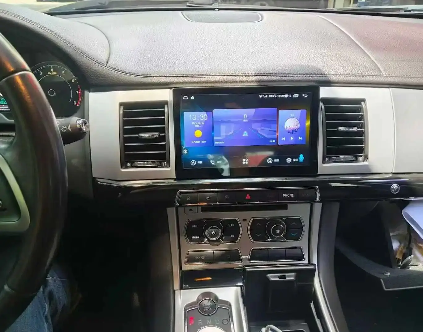 Android 14 Car Radio For Jaguar XF 2008-2015 Wireless CarPlay 8 Inch Smart Screen GPS Navigation Player Stereo 4G WIFI Head Unit