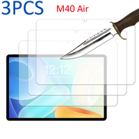 3PCS Glass screen protector for Teclast M40 air/M40air Tempered 3 packs protective tablet film HD Antiscratch