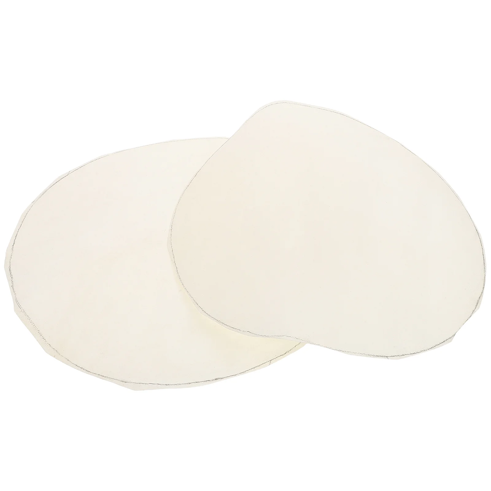 

2Pcs Goat Skin Djembe Drum Head 30cm Rawhide Untanned Flat Round Drum Skin Replacement for African Percussion Instruments