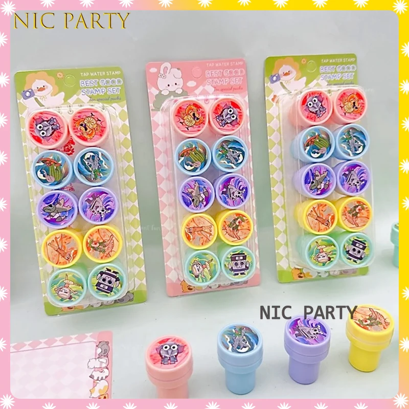 Italian Brainrot Seal Stamps Party Gift Cartoon Tung Tung Sa