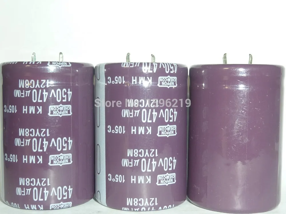 

1pcs 470uF 450V NIPPON KMH Series 35x50mm 450V470uF Aluminum Electrolytic capacitor