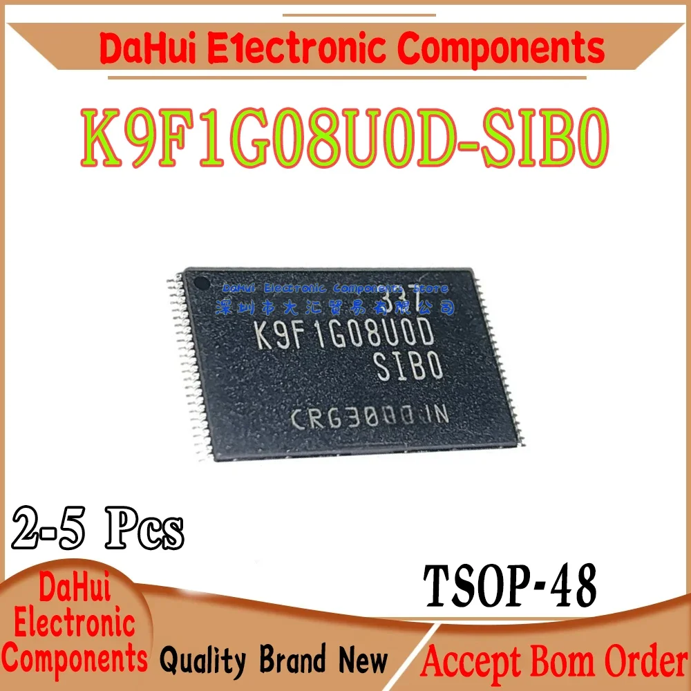 (2-5piece)100% New K9F1G08U0D-SIB0 K9F1G08U0D SIB0 K9F1G08U0D-SIBO tsop-48