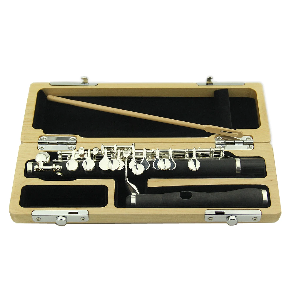 Authentic professional senior C ebony piccolo high pure import ebony flute tube body promotion