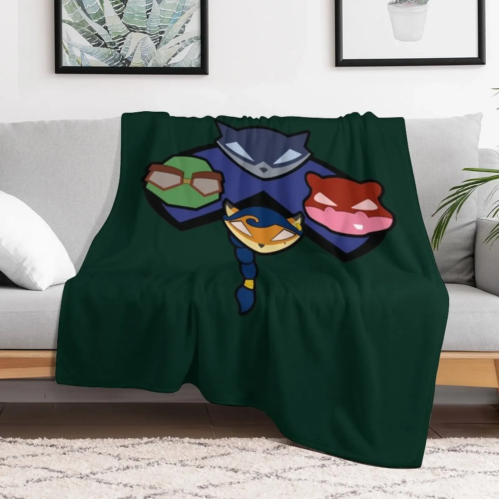 Sly and Co. Gauge 2 Throw Blanket Soft Warm Blanket Gift for Men Women Adults