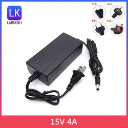 Input: AC 100-240V 50/60Hz Output: DC 15V 2A 3A 4A 5A 6A / 4000ma Power Cord Adapter