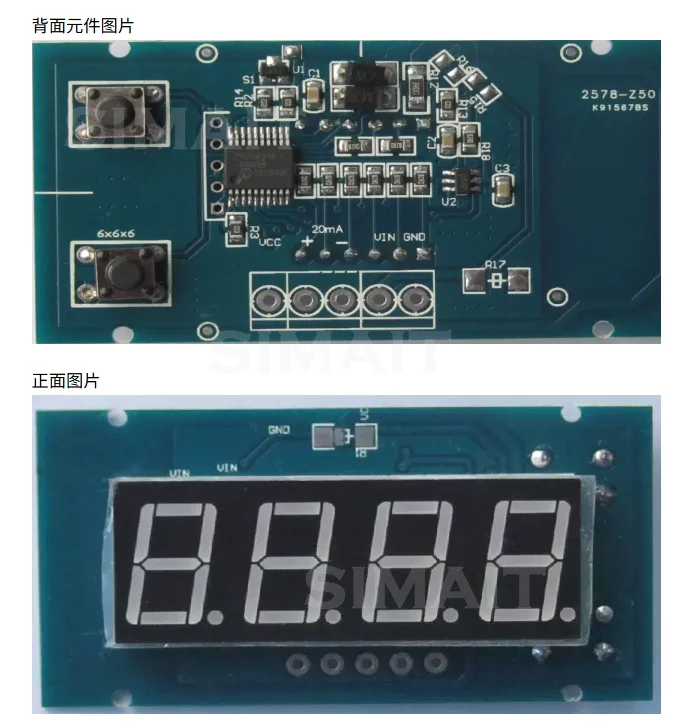 7943 Temperature & Pressure Display Header, 2-Wire System Panel Meter, 4-20mA Percentage Display