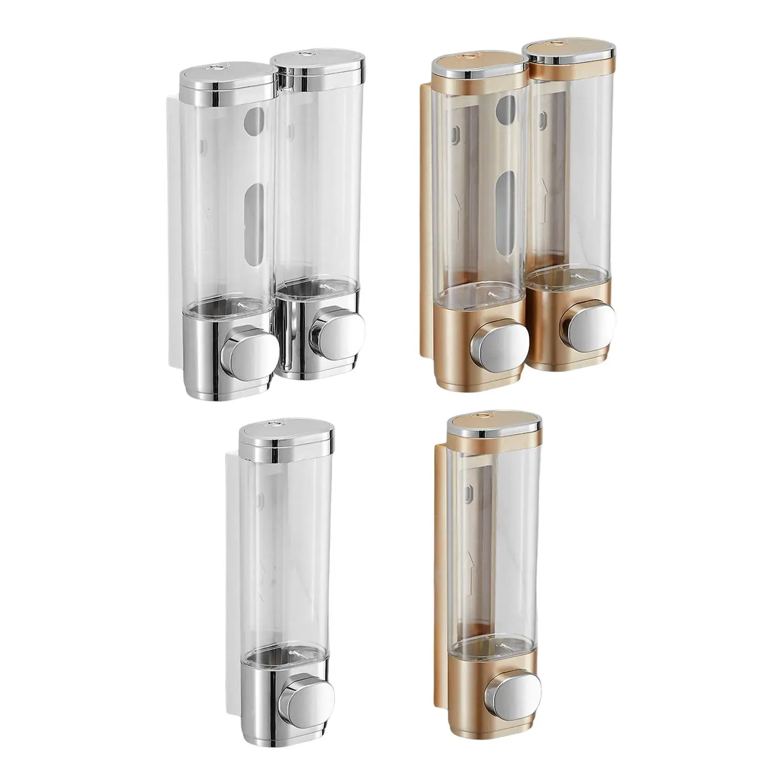 Hand press soap dispenser assembly, shower liquid soap dispenser for bathroom,