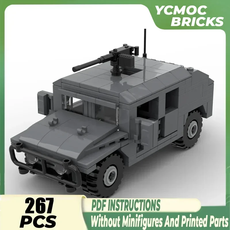 Moc Building Bricks Military Vehicles Model HMMWV M1025 Car Technology Modular Blocks Gifts Christmas Toys DIY Sets Assembly