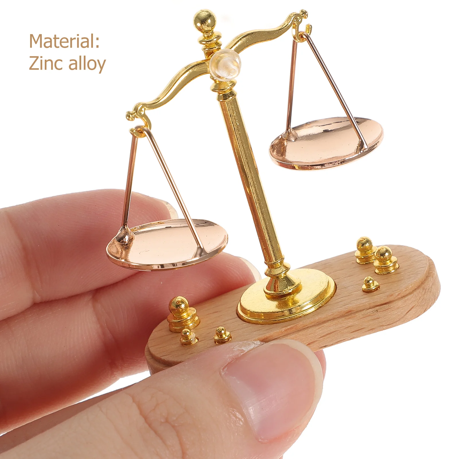 MINI BALANCE เครื่องชั่งน้ําหนัก Miniature VINTAGE PAN Scales น้ําหนัก Dollhouse Justice เก่าแบบดั้งเดิม Goldsmith สําหรับรถยนต์