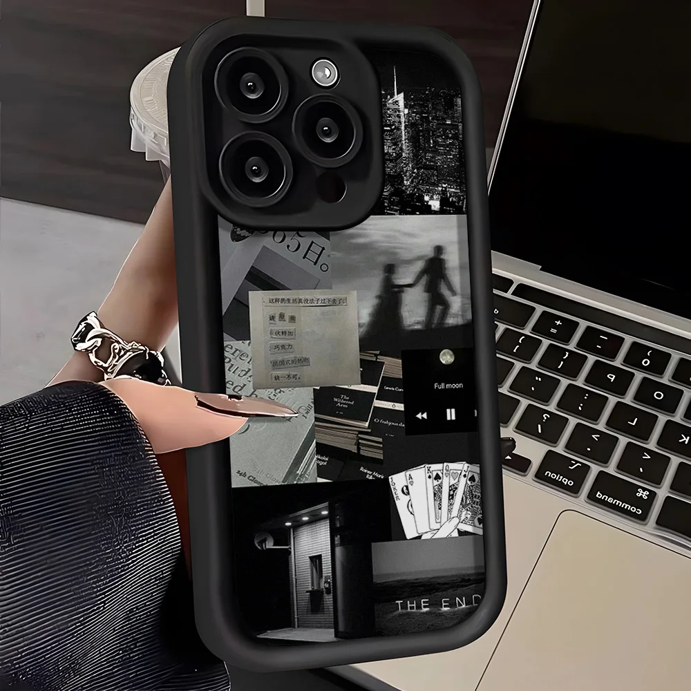 حافظة لهاتف آيفون 13 17 برو ماكس 11 16 15 14 12 Air 16E 17promax 16promax غطاء فوندا مقاوم للصدمات