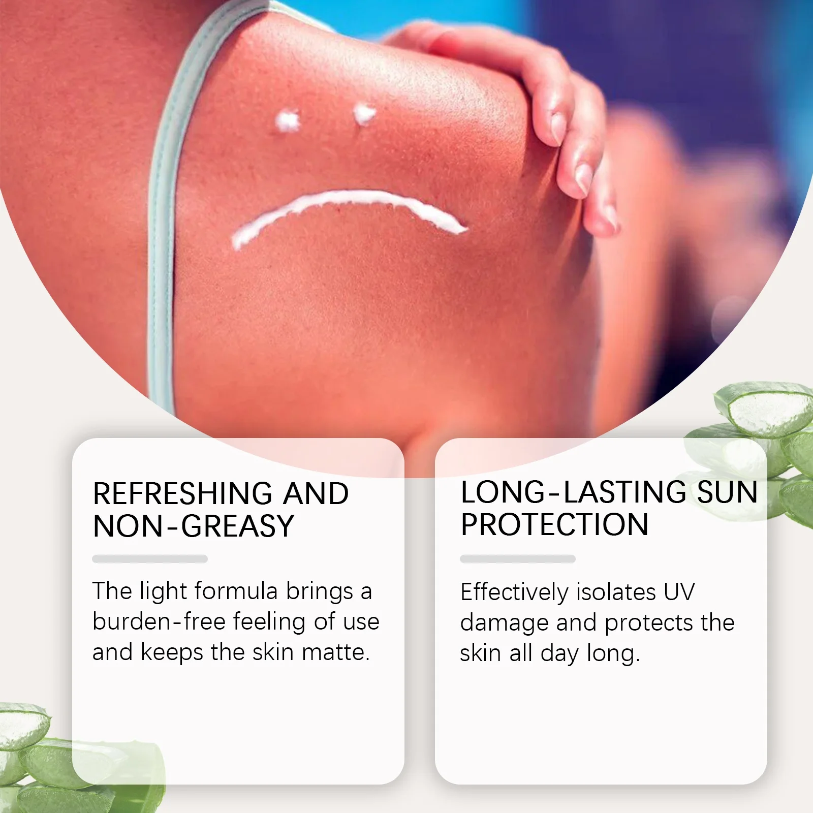 Oil Control Beschermende Crème Hydraterende Verfrissende Niet-vette Hydraterende en Hydraterende Anti-Uv-beschermende Crème