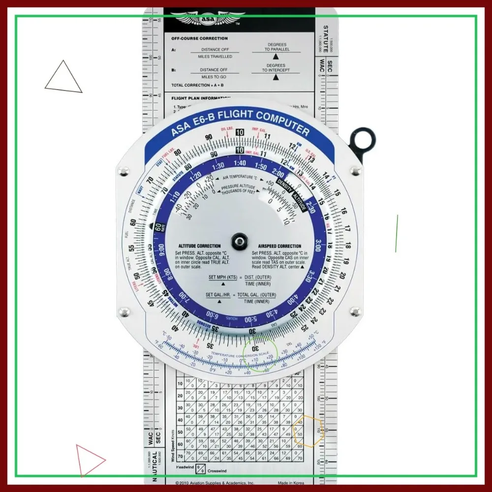 

Aviation Navigation Calculator for Flight Planning, Wind Triangle & Unit Conversions