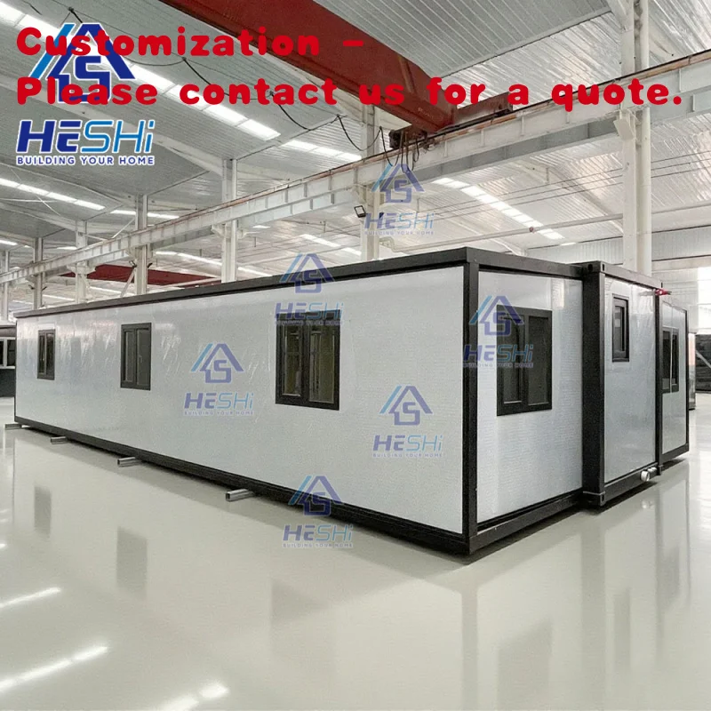 

на заказ. Быстрая сборная сборная контейнер 40 футов 20 футов Расширяемый дом 5 Спальня Сборная распродажа Складная домашняя конструкция Real E