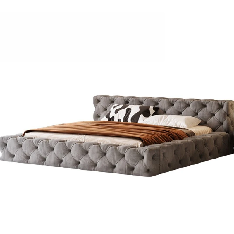 European tatami, modern simplicity, American master bedroom light luxury floor double bed