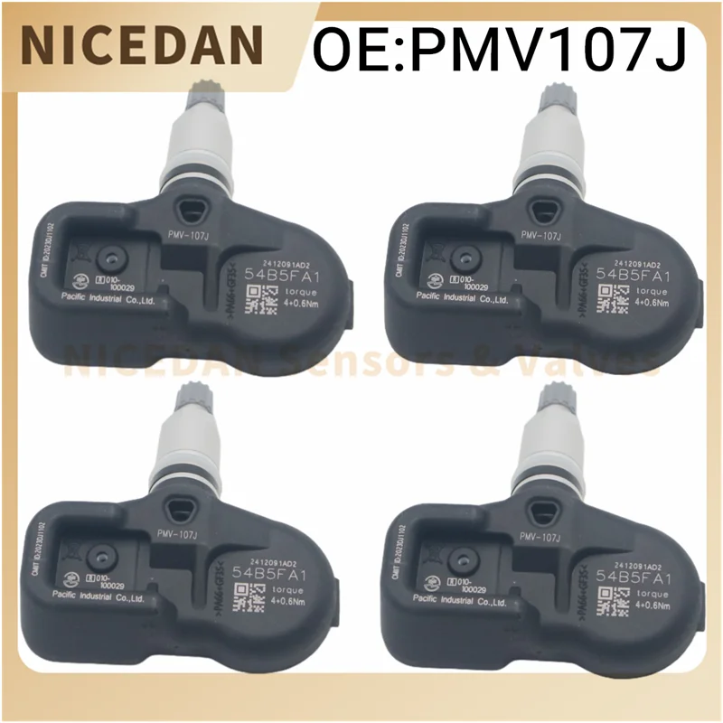 

1/4PCS TPMS Tire Pressure Sensor For Toyota 4Runnner 4.0L V6 Corolla RAV4 Tacoma Lexus GX460 GS IS 4260733021 PMV-107J PMV107J