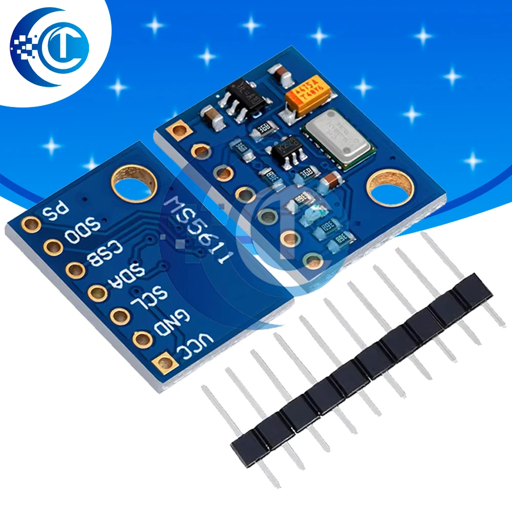 1PCS  GY-63 MS5611-01BA03 precision MS5611 pressure sensor module height sensor module for arduino