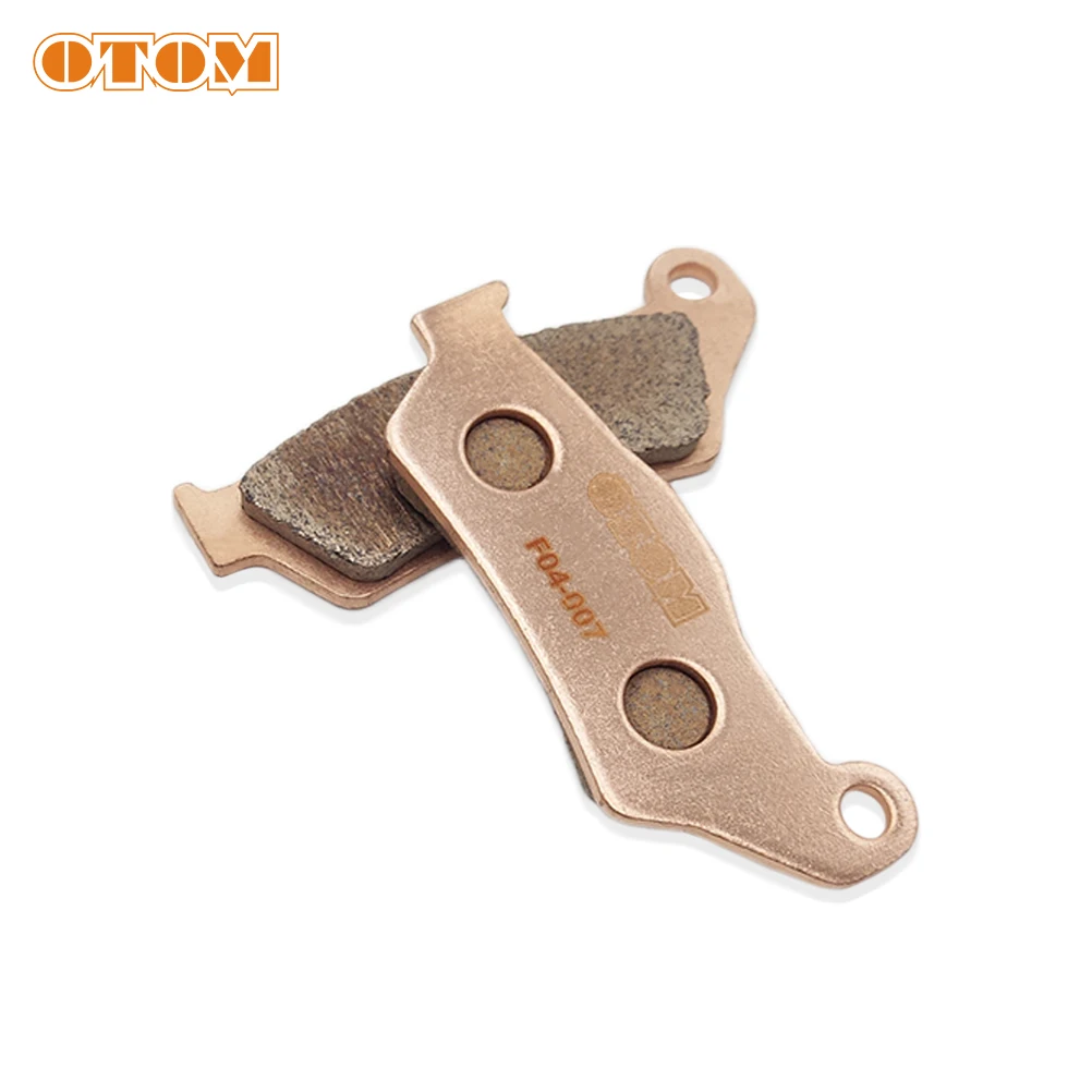 OTOM Front Brake Pads F04 Motorcycle Copper Sintering Disc Brakes Disks For KTM SX SXF XC XCF XCW EXC MXC HUSQVARNA FC FE TC TE