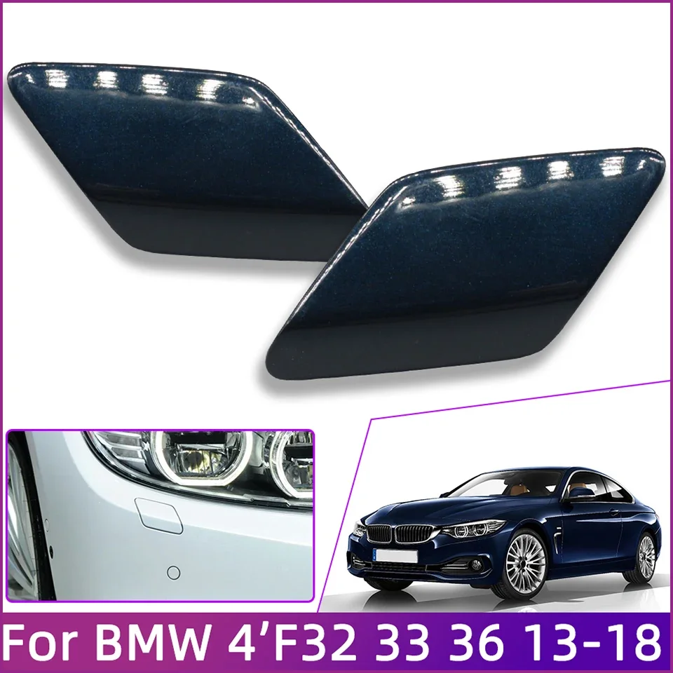 

Car Bumper Headlight Washer Nozzle Cover Shell Lid Cap For BMW 4 Ordinary Model F32 F33 F36 2014 2015 2016 2017 2018 Painted