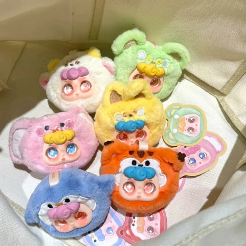 

Genuine Sweetpuff Cute Friends Club Series Plush Blind Box Girl Heart Cute Gift Mystery Box Custom Vinyl Fluffy Pendant Girls