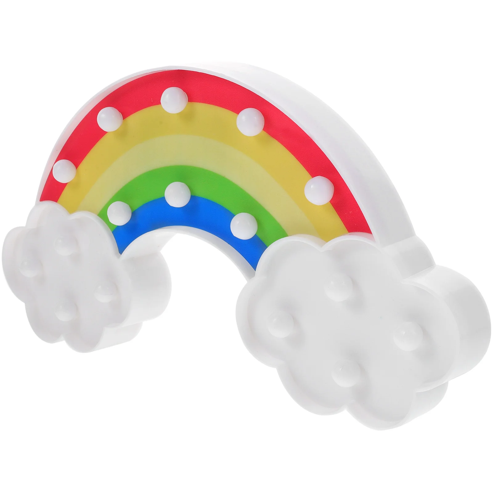 

Rainbow Modeling Light Aesthetic Lamp PVC Baby Nursery Girls Bedside Bedroom Soft Warm LED Decor Gift Lamp Table