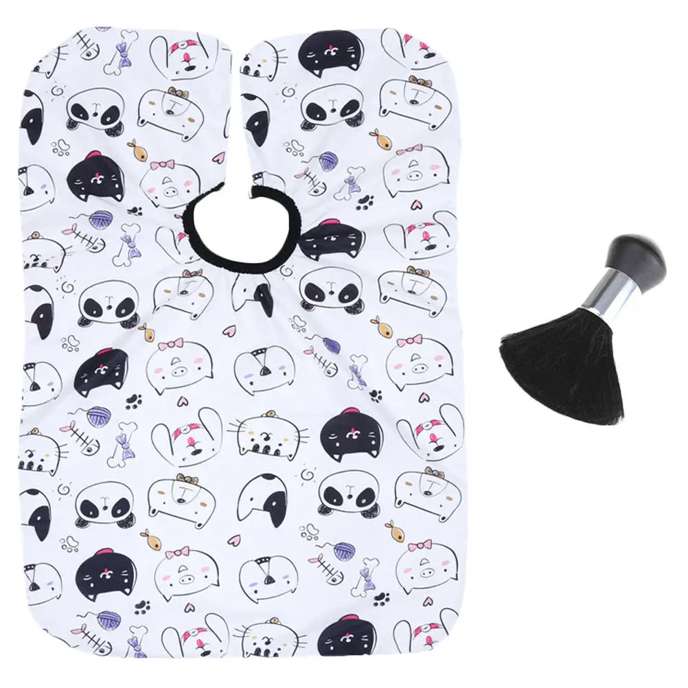 

2 шт. Детские накидки для стрижки волос, антистатические, с мультяшным дизайном, быстросохнущие, для защиты от волос, для детей, парикмахерские накидки