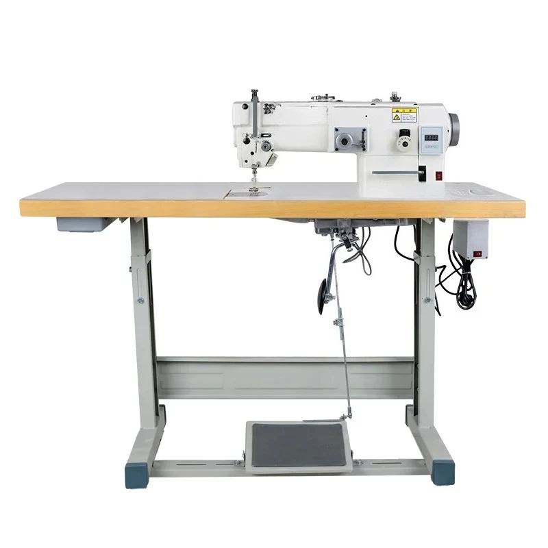 LT-1530D Leather Sewing Machine, Direct Drive Large Shuttle Zigzag Sewing Machine, Leather Thick Material Hemming Sewing Machine